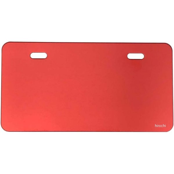 205043 ポッシュ POSH 角小型ナンバープレートホルダー タイプ2 原付/原付二種用 赤