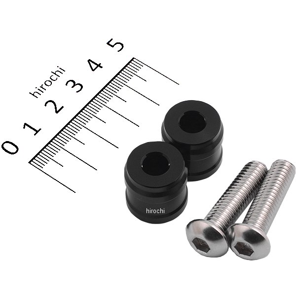 205120-16 シフトアップ ヘッドライトスペーサー(T18.5/BK)Nフォーク