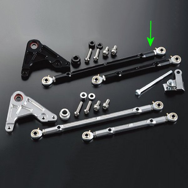 205197-06 シフトアップ リアフローティング ロッド ブラック 15cmロング モンキー