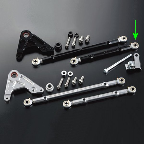 205198-06 シフトアップ リアフローティング ロッド ブラック 6cmロング モンキー