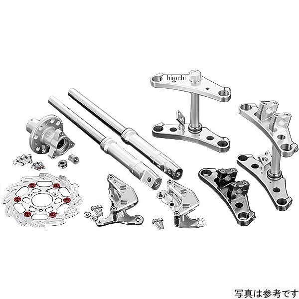 205285-13 シフトアップ ワイドステム 27mm フロントフォークキット モンキー ノーマル折りたたみハンドルブラケット対応 2pods