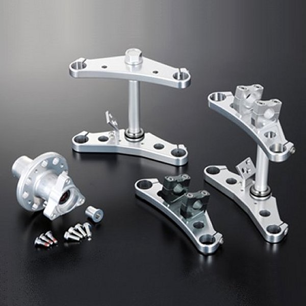 205386-03 シフトアップ NSR・NSF系 φ30mmフォーク対応 ワイドステムキット シルバー バーハンドル用