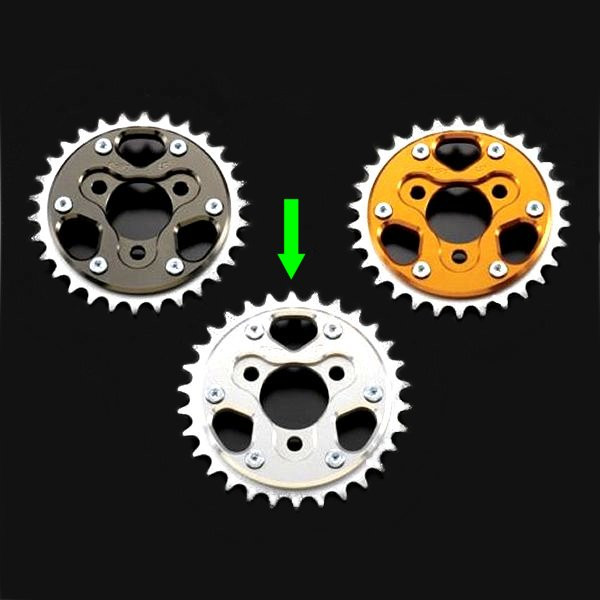 205730-03 シフトアップ ハイブリッドドリブン スプロケット ＃415チェーン 30T シルバー モンキー