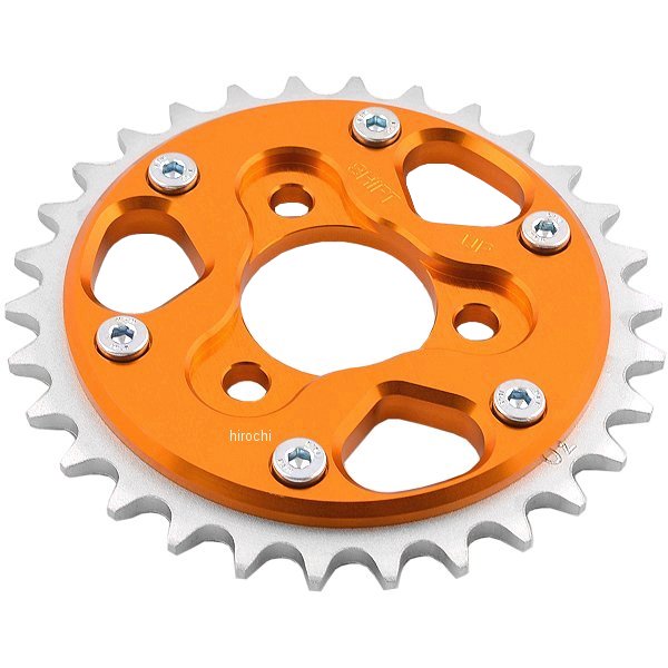 205730-04 シフトアップ ハイブリッドドリブン スプロケット ＃415チェーン 30T ゴールド モンキー