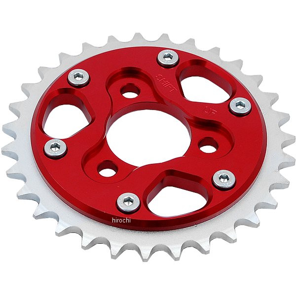 205731-02 シフトアップ ハイブリッド リアスプロケット モンキー 31T 赤 ＃415