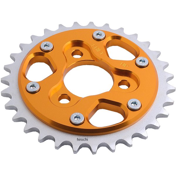 205731-04 シフトアップ ハイブリッドドリブン スプロケット ＃415チェーン 31T ゴールド モンキー