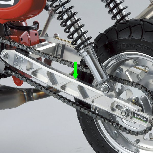 205915-03 シフトアップ ビレットアルミスイングアーム シルバー モンキー