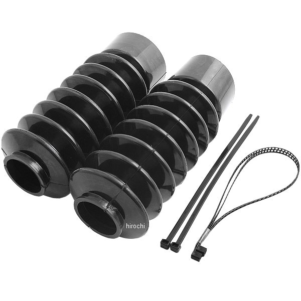 206-014 キジマ フロントフォークブーツ ブラック SR/Gトラ/FTR ブラック182×35φ×60φ