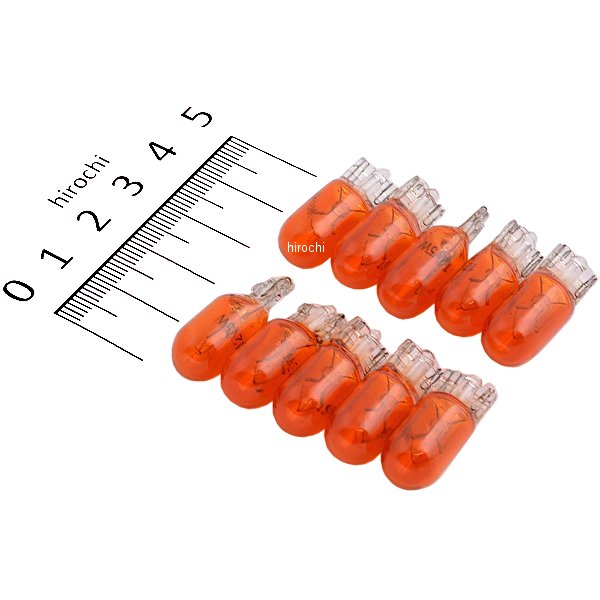 2060-0123 DRAG バルブ アンバー 5W T10 (10個入り)