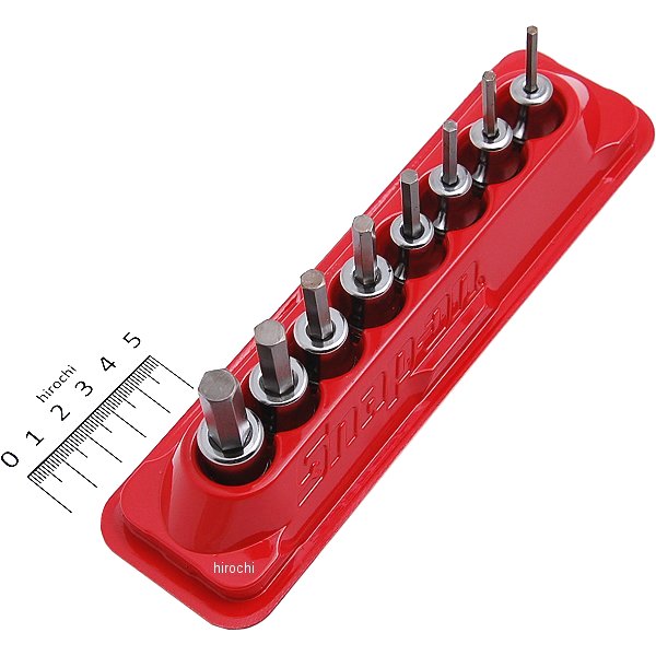208EFAY スナップオン Snap-on 3/8インチ ソケット ヘキサ スタンダード インチサイズ 8点セット