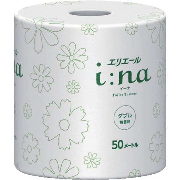 21001141 i：naトイレットティシューダブル50m個包装・無香料(21000443/21001141)