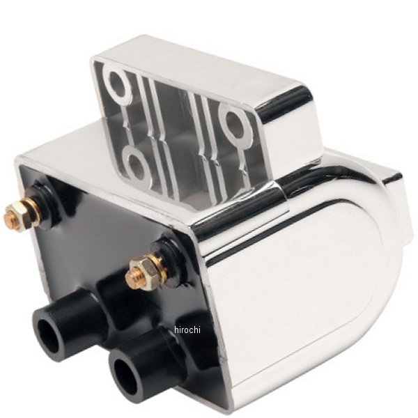 2102-0219 DRAG イグニッションコイル 4Ω デュアルファイアー 電子イグニッション クローム