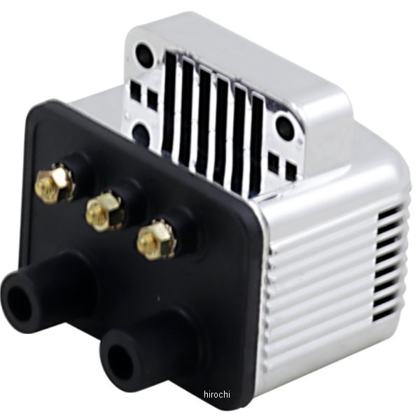 2102-0415 DRAG イグニッションコイル 3Ω シングルファイアー 電子イグニッション クローム