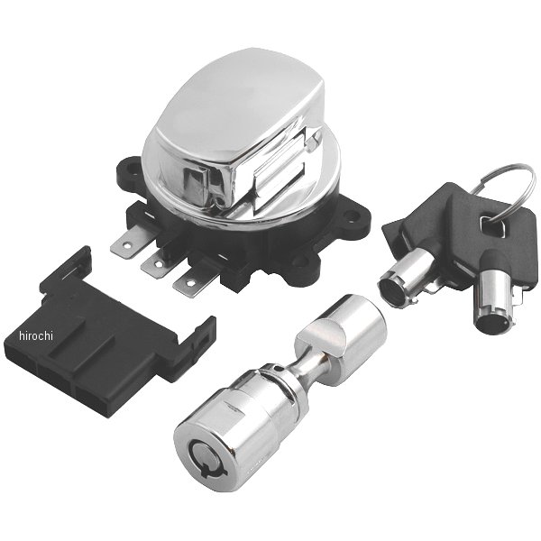 2106-0252 DRAG イグニッションスイッチ 96年-10年 FXST/FLST クローム 71419-93