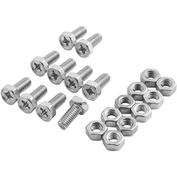 2113-0080 PACKSS14M ユアサ ボルト/ナットセット 6 x 14mm (5セット入り)