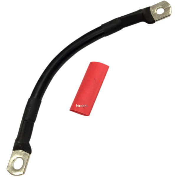 2113-0648 DRAG バッテリーケーブル 黒 7インチ(178mm)