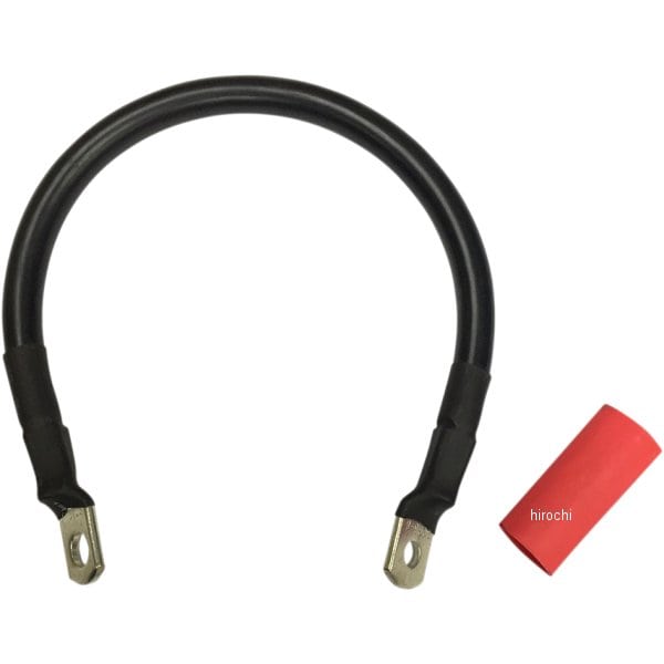 2113-0653 DRAG バッテリーケーブル 黒 12インチ(305mm)