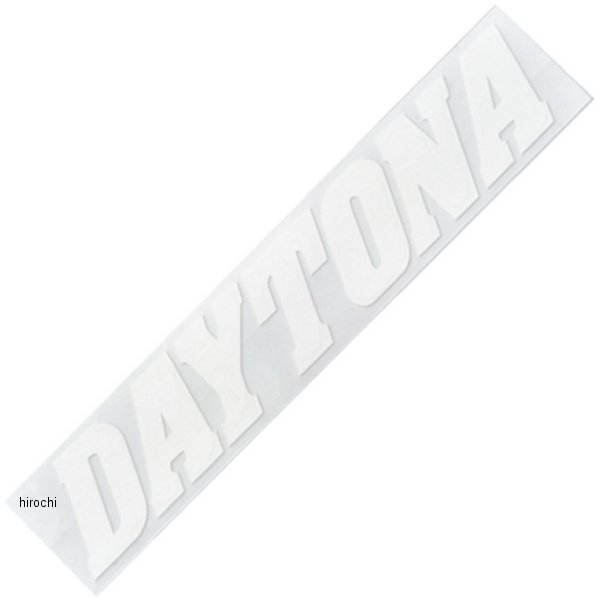 21197 デイトナ ステッカー DAYTONA 155X30 抜き/WH