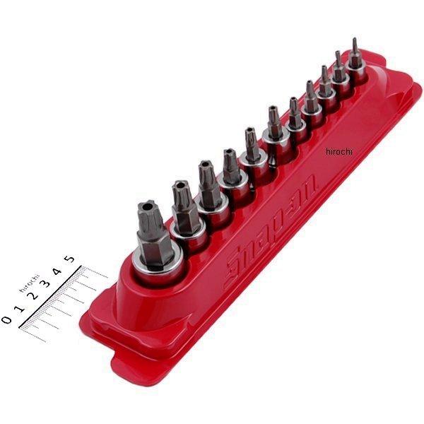 211EFTXRTPY スナップオン Snap-on 1/4インチ/3/8インチ ソケット トルクス テーパー プラス 11点セット