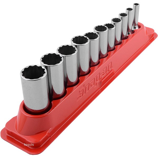 211SFY スナップオン Snap-on 3/8インチ ソケット ディープ 12角 インチサイズ 11点セット