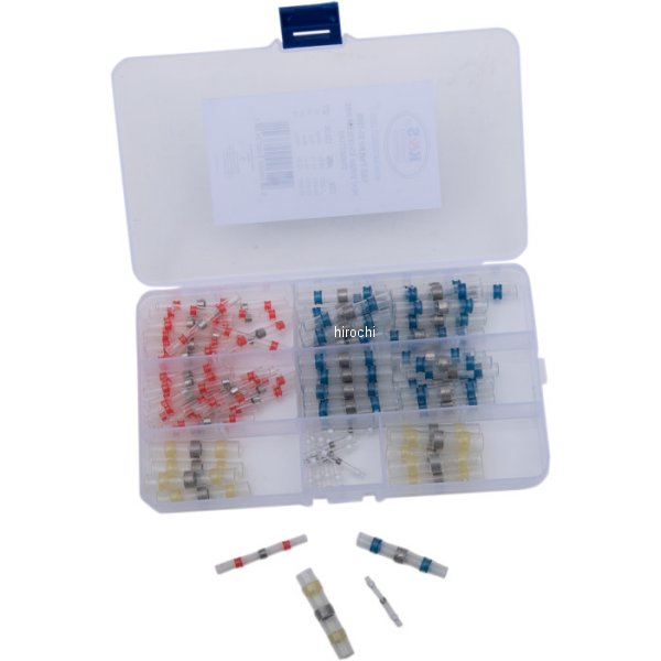 2120-0954 03-1000 ケーアンドエス K&S 熱収縮コネクター アソート セット 100個パック