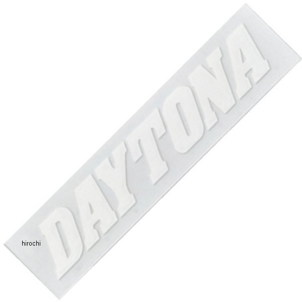 21206 デイトナ ステッカー DAYTONA 85X20 抜き/WH