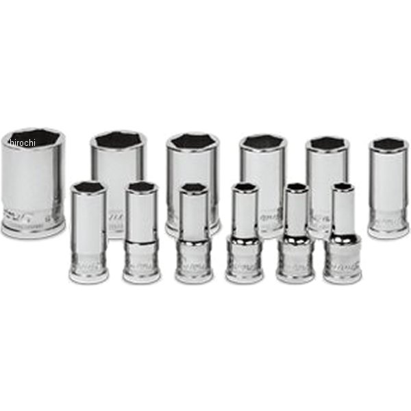 212YFSMSY スナップオン Snap-on フランクドライブエクストラ 3/8インチ セミディープ ソケットセット 6角 12個セット