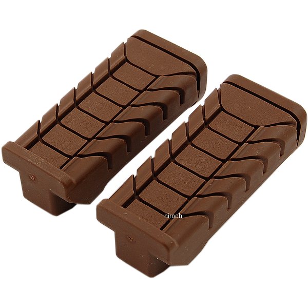 213-1896 キジマ ステップラバー スーパーカブ110 (JA07、JA10) 茶 左右セット