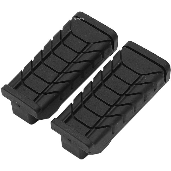 213-1897 キジマ ステップラバー スーパーカブ110 (JA07、JA10) 黒 左右セット