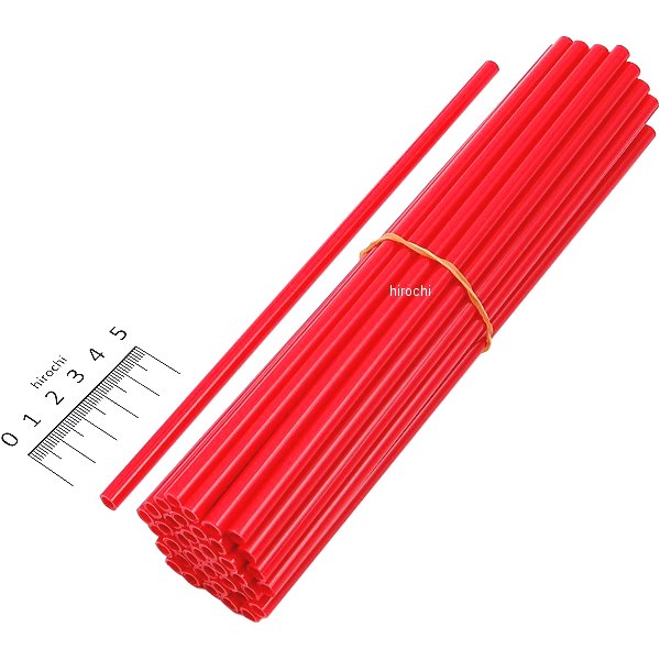 214-3001 キジマ スポークラップ 21cm レッド 40本セット