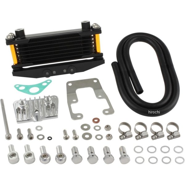 215246-64 シフトアップ オイルクーラーKIT ヘッドトップマウント 取り出し付き モンキー、ゴリラ ゴールドパイプ