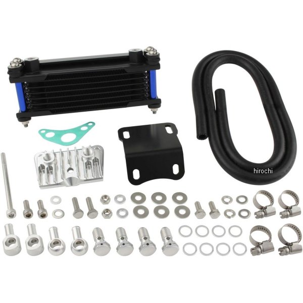 215248-61 シフトアップ オイルクーラーKIT ヘッドライトボトムマウント 取り出し付き モンキー、ゴリラ ブルーパイプ