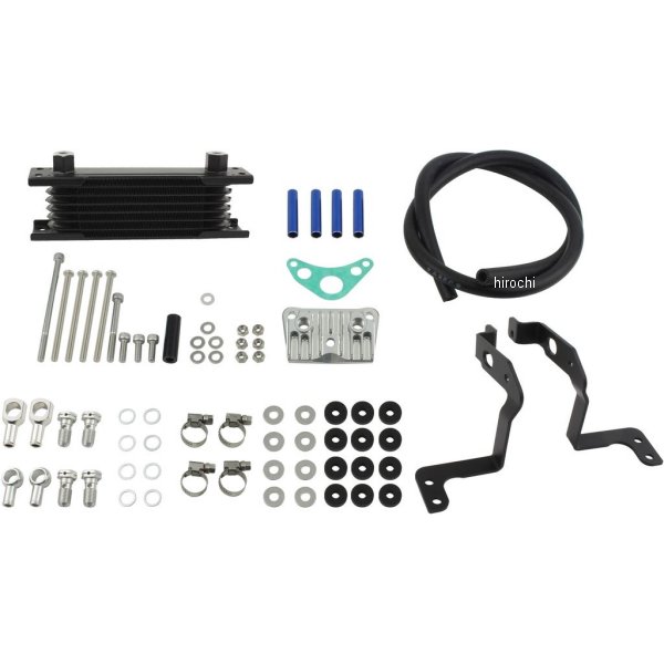 215249-61 シフトアップ オイルクーラーKIT フレームマウント 取り出し付き モンキー、ゴリラ ブルーパイプ