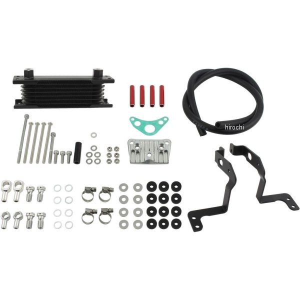 215249-62 シフトアップ オイルクーラーKIT フレームマウント 取り出し付き モンキー、ゴリラ レッドパイプ