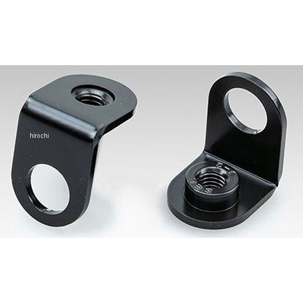 217-2045 キジマ ウインカーステー Lガタ モンキー50 ブラック 2個 M10対応