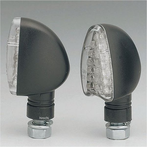 219-5138 キジマ LEDウインカーランプ アロー 黒/クリア 樹脂 (2個入り)