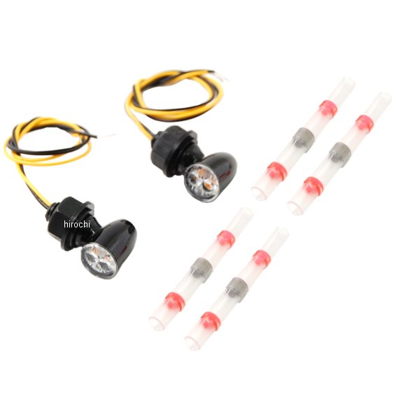 219-5201 キジマ ウインカーランプ Nano3 ブレットススタイル シングル アンバー 2個セット