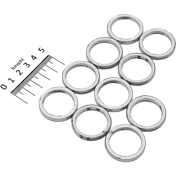 220101 NBS バイクパーツセンター マフラーガスケット ホンダ、ヤマハ、スズキ 2サイクル用 10個入り