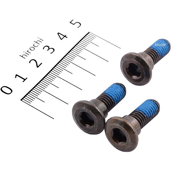 220035-HB ポッシュ POSH ローターボルト 89年-99年 NSR80、NSR50 H1Bタイプ 3個入り