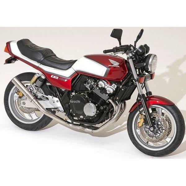 22018-22032 ドレミコレクション TYPE-X 塗装済み外装 Wあん抜きシートセット CB400SF NC42後期 CBX400F2型 赤/白 ナローカウル仕様