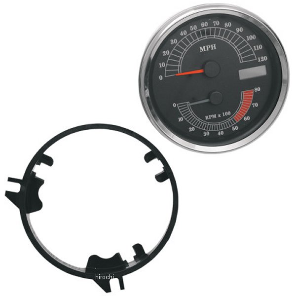 2210-0103 DRAG スピード/タコ メーター エレクトロニック(120mph/8000rpm) 96年-03年