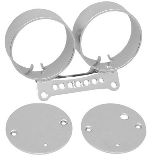 2210-0198 DRAG デュアルメーターマウントキット クローム 67294-95A