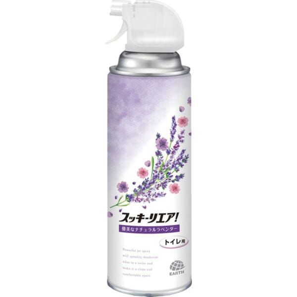 225610 アース製薬(株) アース 消臭芳香スプレー スッキーリエア！トイレ用 優美なナチュラルラベンダー