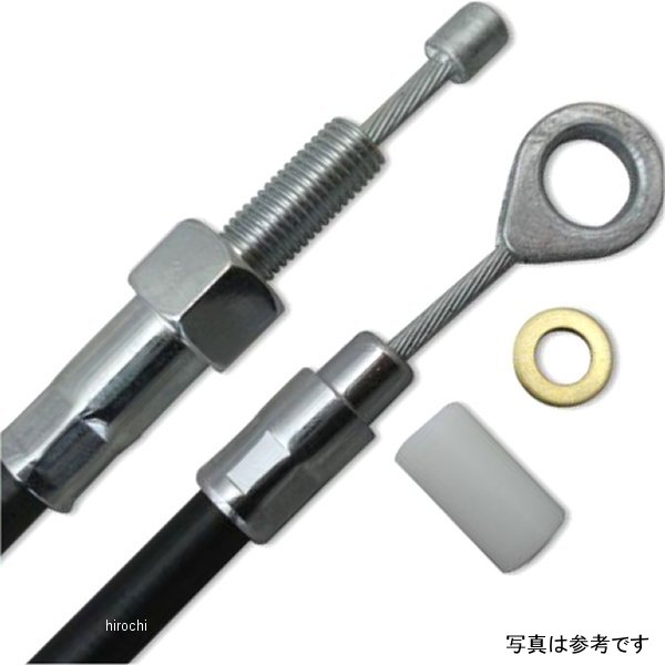2300-2055 ガッツクローム クラッチケーブル プレミアムケーブル 87年-06年 ビッグツイン 70インチ 黒 38607-87A