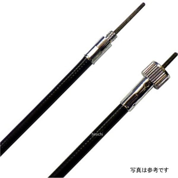 2300-2101 ガッツクローム スピードメーターケーブル プレミアムケーブル フロント用 39インチ 12mmナット 黒