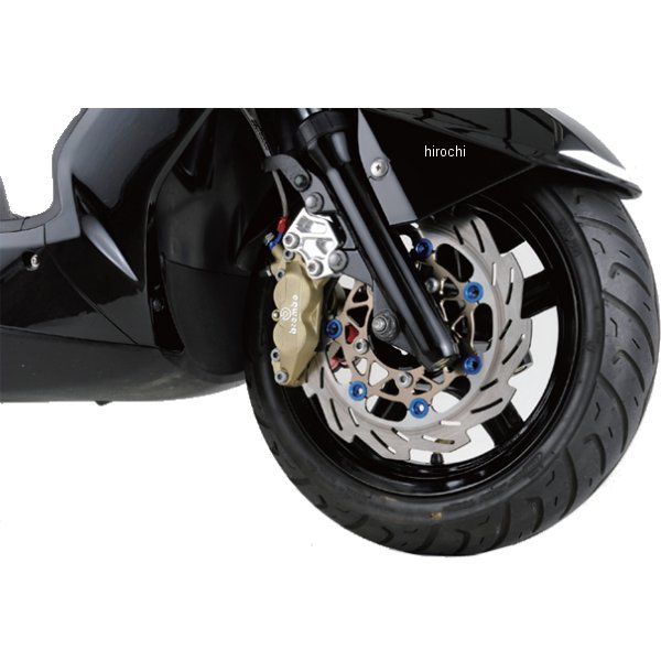 230255-03 シフトアップ キャリパーサポート 260mm ブレンボ4ポッド シグナスX シルバー