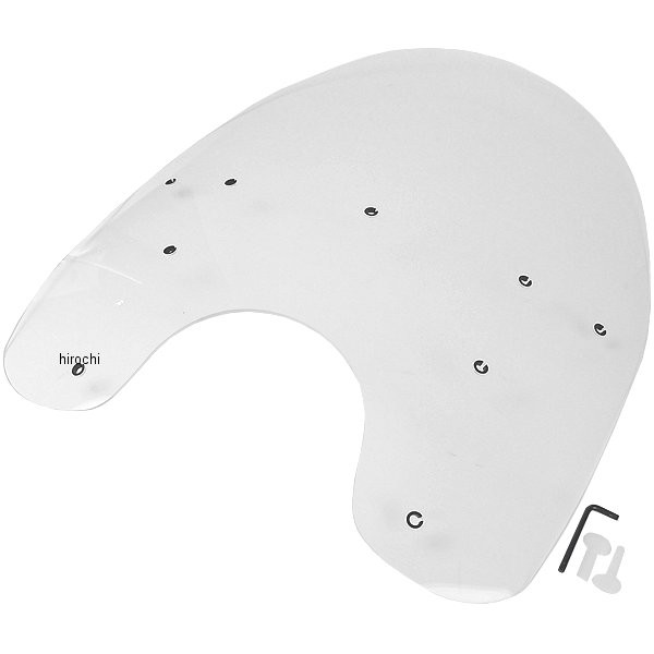 2310-0073 MEP6460 メンフィスシェード Memphis Shades シールド ハーレー純正交換用 21インチ高 93年-15年 FLソフテイル クリア