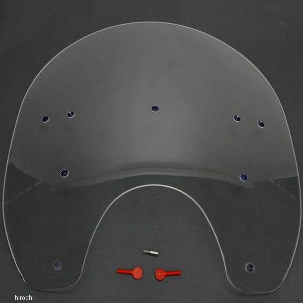 2310-0118 MEP6240 メンフィスシェード Memphis Shades シールド ハーレー純正交換用 17インチ高 85年-10年 FXST クリア