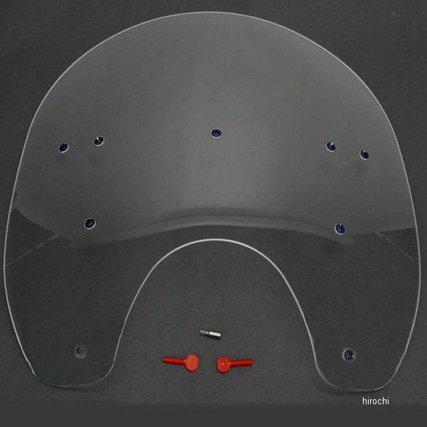 2310-0127 MEP6340 メンフィスシェード Memphis Shades シールド ハーレー純正交換用 19インチ高 85年-10年 FXST クリア