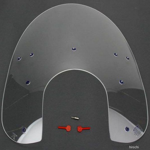 2310-0145 MEP6250 メンフィスシェード Memphis Shades シールド ハーレー純正交換用 17インチ高 93年-07年 FLSTS クリア